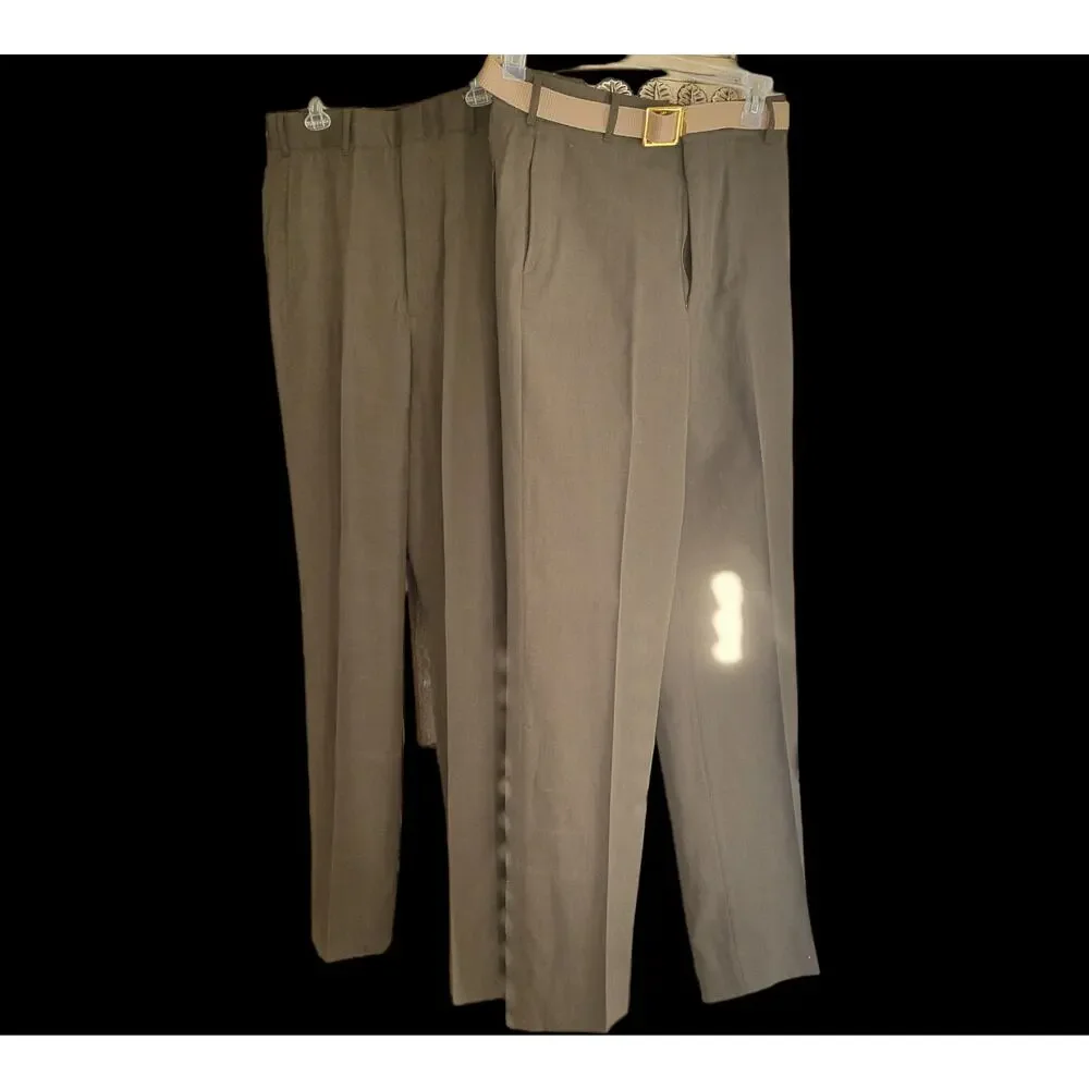 Tennessee Apparel Trousers Men 31XL Green USMC Marine Corps 2212 Military Belted